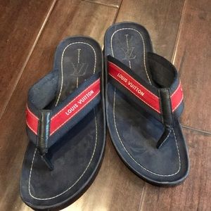 Louis Vuitton flip flops